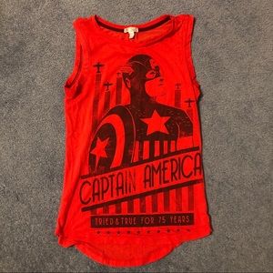 Marvel Captain America Muscle Tank